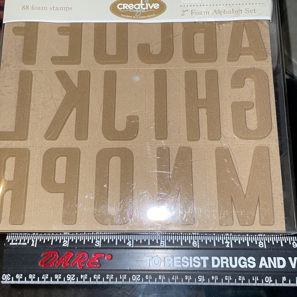 Modern 2”foam Alphabet Set. - Picture 5 of 8